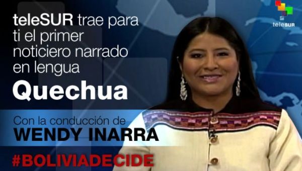 Primer noticiero en idioma Quechua 