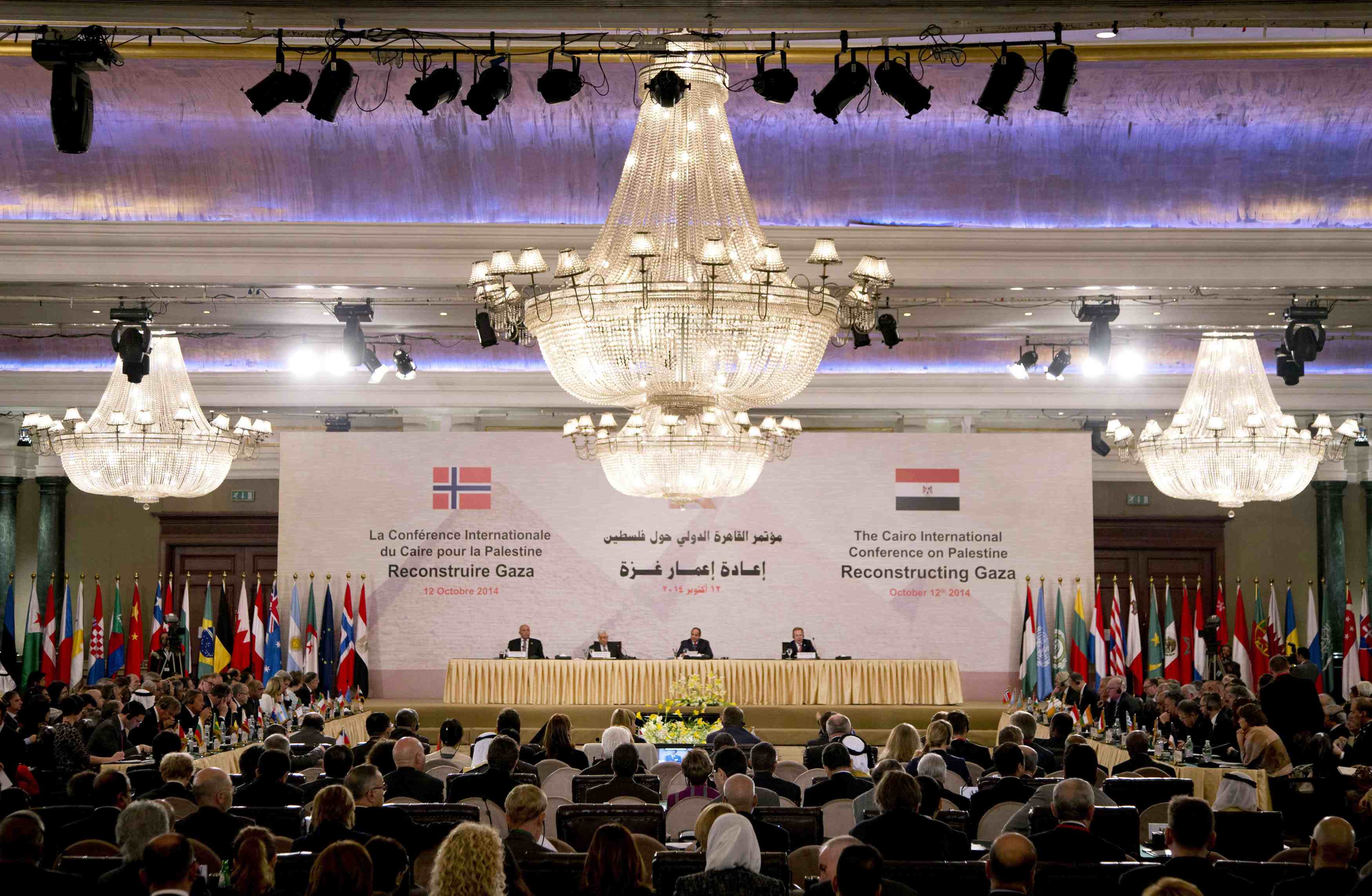 Egipto y Noruega copatrocinaron la conferencia para ayudar en la reconstrucción de Gaza tras la agresión israelí. (Foto: Reuters)