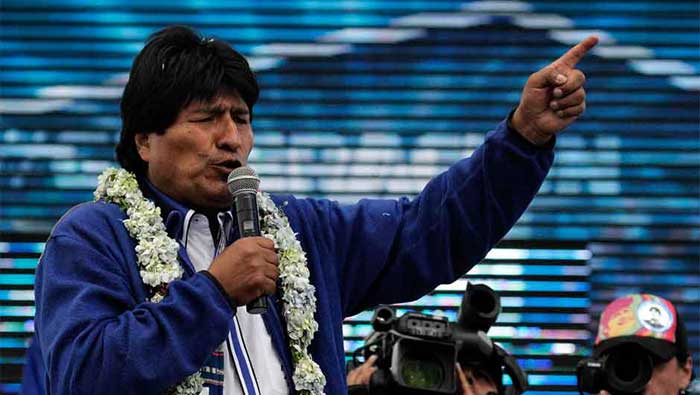 Según los resultados a boca de urna Evo Morales resultó electo como jefe de Estado para el período 2014-2020 (AFP)