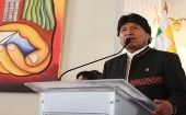 Evo Morales aboga por la integración política de Bolivia