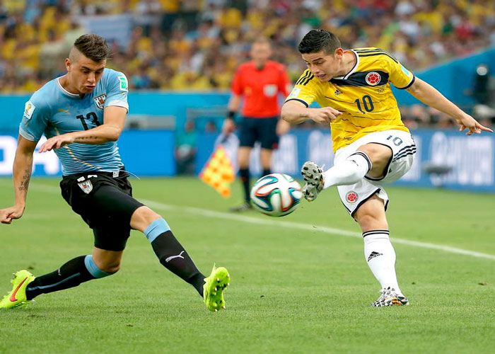 El gol que valió la clasificación de Colombia a cuartos de final en la Copa del Mundo 2014 nominado al mejor del año (Foto:Archivo)