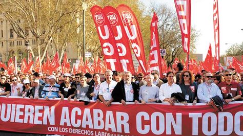 Los sindicatos de España realizarán movilización el 29-N