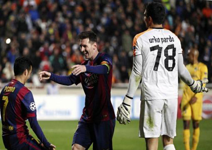 Messi es el máximo goleador histórico de la Champions. (Foto: Telam)