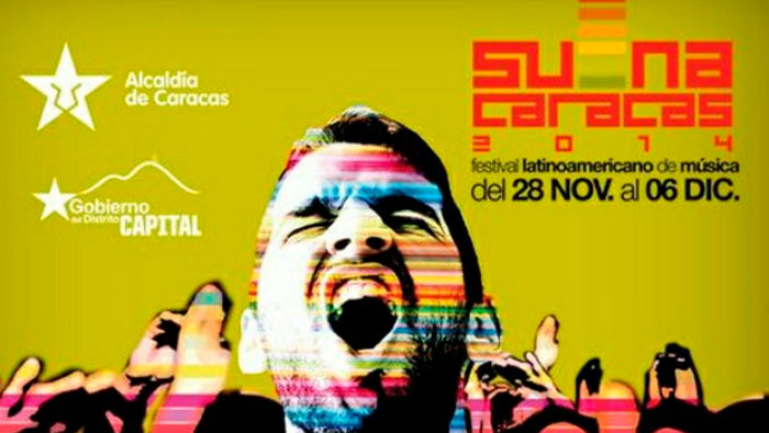 Caracas será sede del Festival Latinoamericano de Música Suena Caracas 2014, se llevará a cabo entre el 28 de noviembre y el 6 de diciembre. (Fuente: VTV)