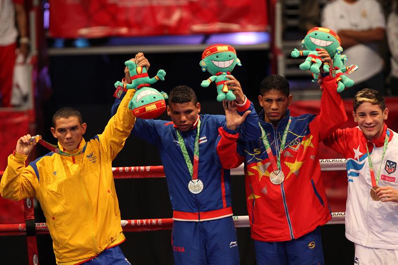 En la última jornada, el pasado domingo, el cubano Yosbany Veitia, logró el oro en boxeo en la categoría de 52 kg. (Foto: EFE)