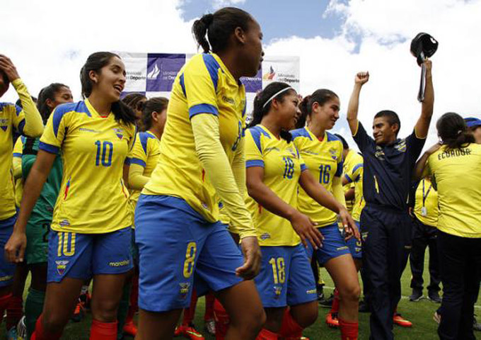Selección femenina de fútbol de Ecuador logró su cupo a Canadá 2015.