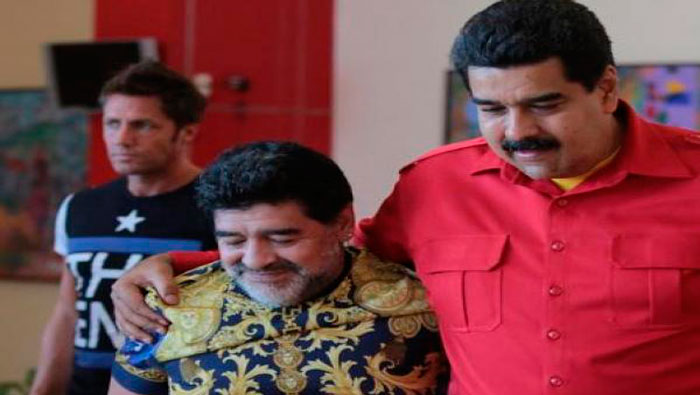 Maduro y Maradona hablaron sobre la película 
