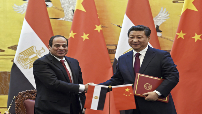 China y Egipto sellan acuerdo de crecimiento económico.