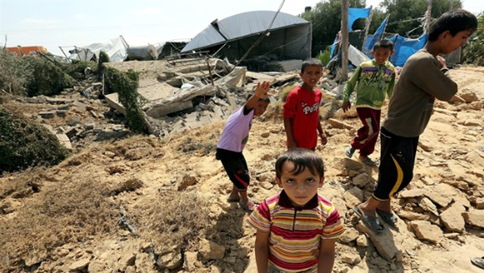 Los niños palestinos son víctimas de limpieza étnica por parte de las autoridades sionistas.