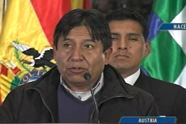 Choquehuanca afirmó que la Conare evaluará la solicitud de Belanunde.