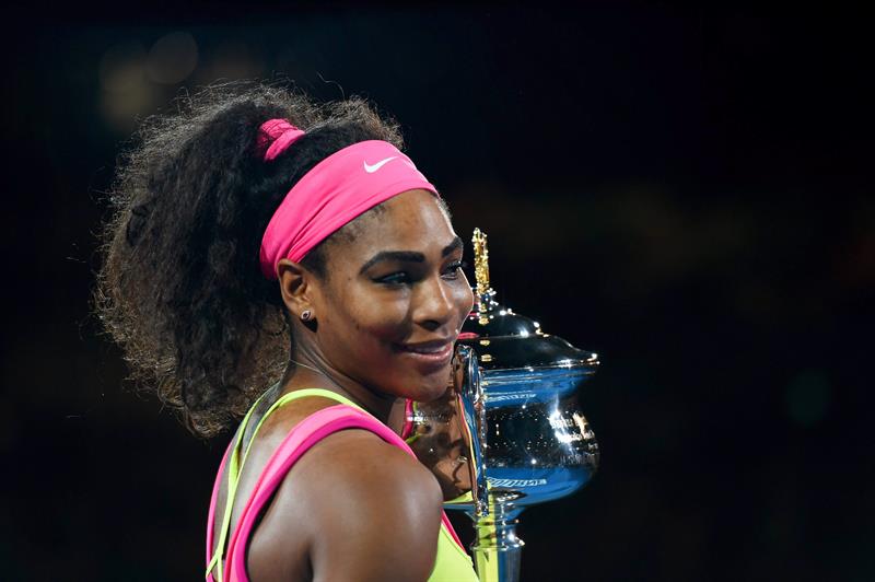 Serena alzó por 6ta vez la copa del Australian Open.
