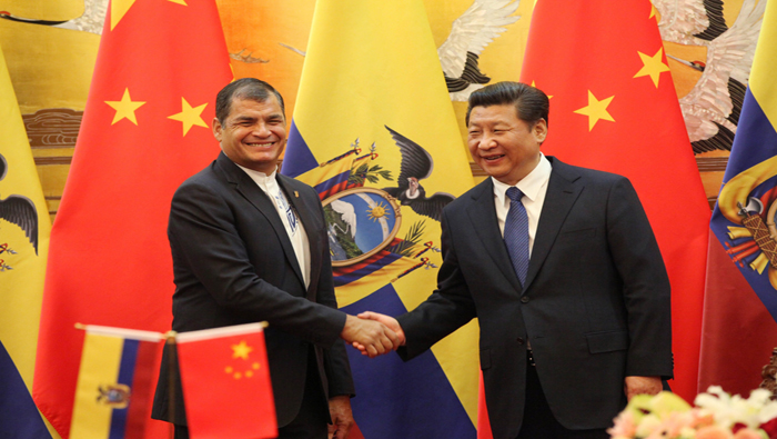 China y Ecuador han profundizado sus relaciones bilaterales con la visita del presidente Correa a Beijing en enero.