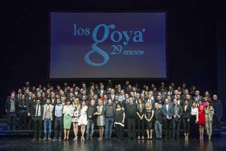 Fiesta de los nominados a los Premios Goya 2015, celebrando el maravilloso año de la cinematografía