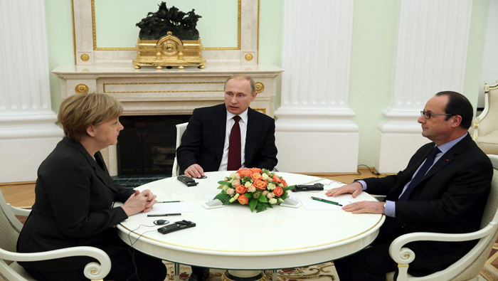El encuentro tenía como objetivo firmar un tratado de pacificación basado en los acuerdos de Minsk.