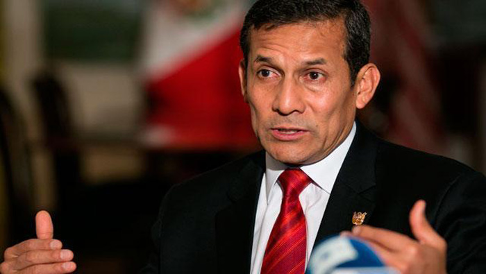 El presidente de Perú, Ollanta Humala, negó haber recibido pago por sobornos de la empresa Odebrecht.