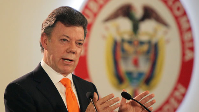Santos considera que se trata de un gesto muy concreto de apoyo al proceso de paz colombiano.