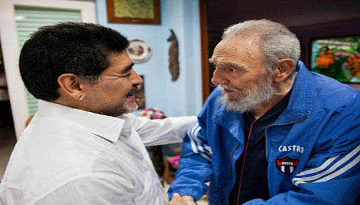 Fidel contó a Maradona sobre su reunión con Los Cinco