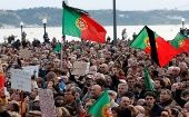 El pueblo portugués ha realizado numerosas movilizaciones en rechazo a las políticas de austeridad del Gobierno.