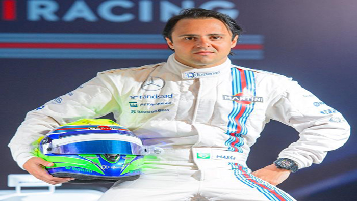 Felipe Massa, piloto brasileño de Fórmula 1.