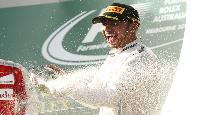 Lewis Hamilton, piloto de la Mercedes