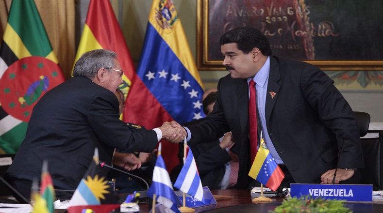 El presidente de Cuba, Raúl Castro mostró su firme respaldo a Venezuela contra las acciones injerencistas de Estados Unidos (EE.UU.).