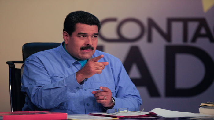 El presidente venezolano en su programa Contacto con Maduro felicita a su pueblo por la respuesta a la campaña emprendida contra la injerencia de EE.UU.