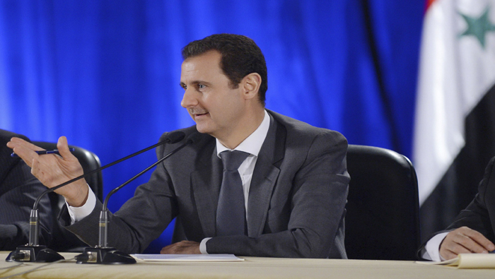 El presidente sirio Bashar al-Asad respalda los procesos políticos y democráticos.