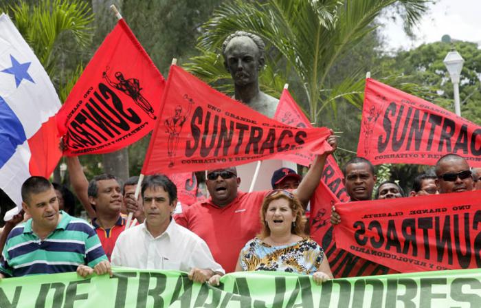 La Cumbre d elos pueblos fue organizada por el movimiento sindical panameño junto a organizaciones sociales.