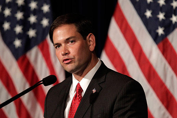 Marco Rubio es un político estadounidense del Partido Republicano y actual Senador Júnior del estado de Florida.