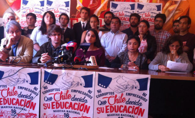 Los estudiantes marcharán bajo el lema “Que Chile decida su educación”.