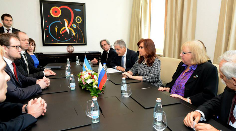 Visita oficial de Cristina Fernández a Rusia