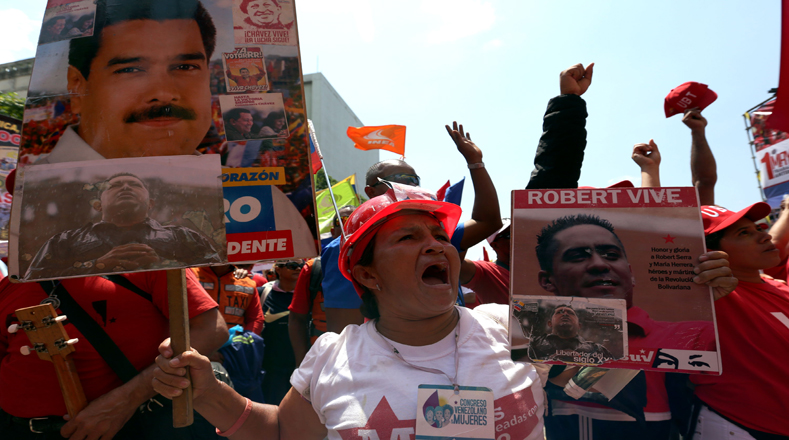 Trabajadoras y trabajadores venezolanos se concentraron en la Plaza O’Leary de Caracas para conmemorar su día.