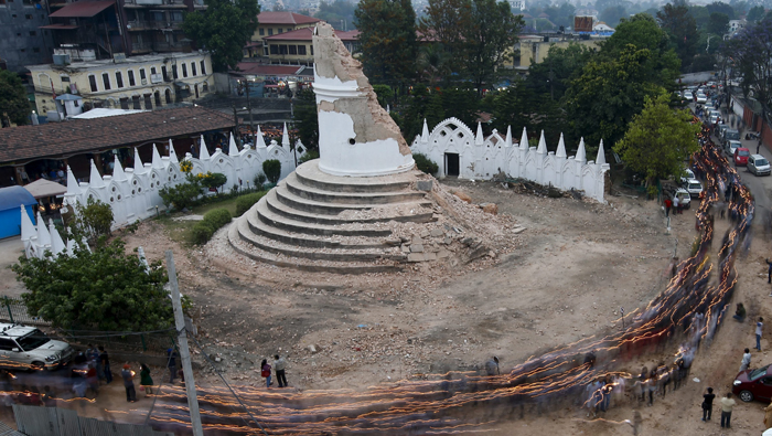 Nepal se ha visto afectada con más de 200 replicas desde el pasado 25 de abril.