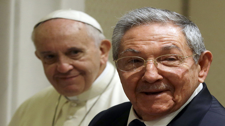 El encuentro entre Raúl Castro y el Papa Francisco