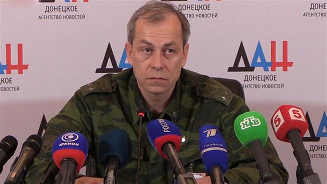 Basurin indicó que la llegada de estos cargamentos claramente podría ser un plan en contra de Donbass.