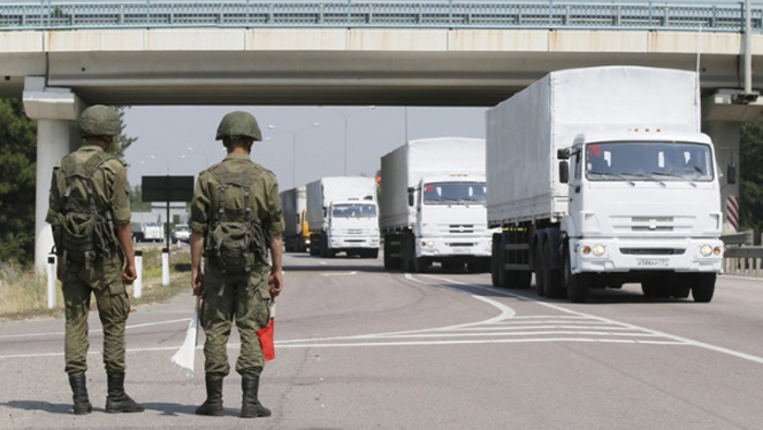 Rusia logró pasar por la frontera los vehículos de carga con más de mil toneladas de insumos básicos para Donetsk y Matveev Kurgan.