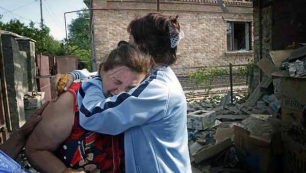 Mujeres y niños son los más afectados por la agresión de Kíev en regiones del este