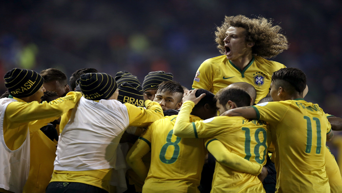 Brasil anotó dos goles, de los cuales Neymar Jr. anotó uno y fue copartícipe del segundo.