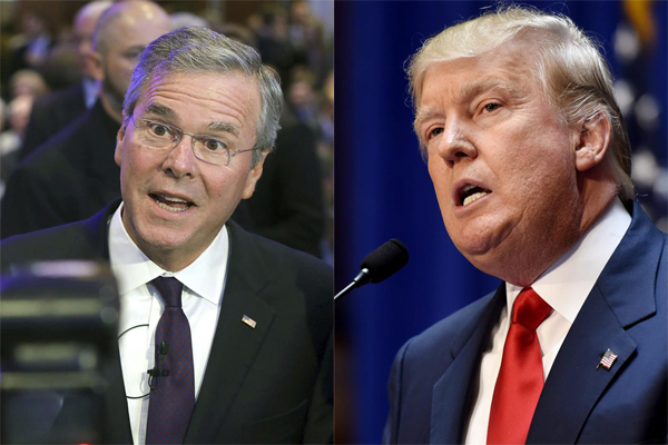 Bush y Trump aspiran ser el presidente número 45 de los Estados Unidos. El ganador asumirá el cargo el 20 de enero de 2017.