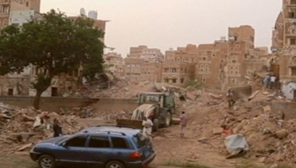 La infraestrucutra de algunas ciudades yemeníes se encuentran debastadas tras los bombardeos de Arabia Saudita.