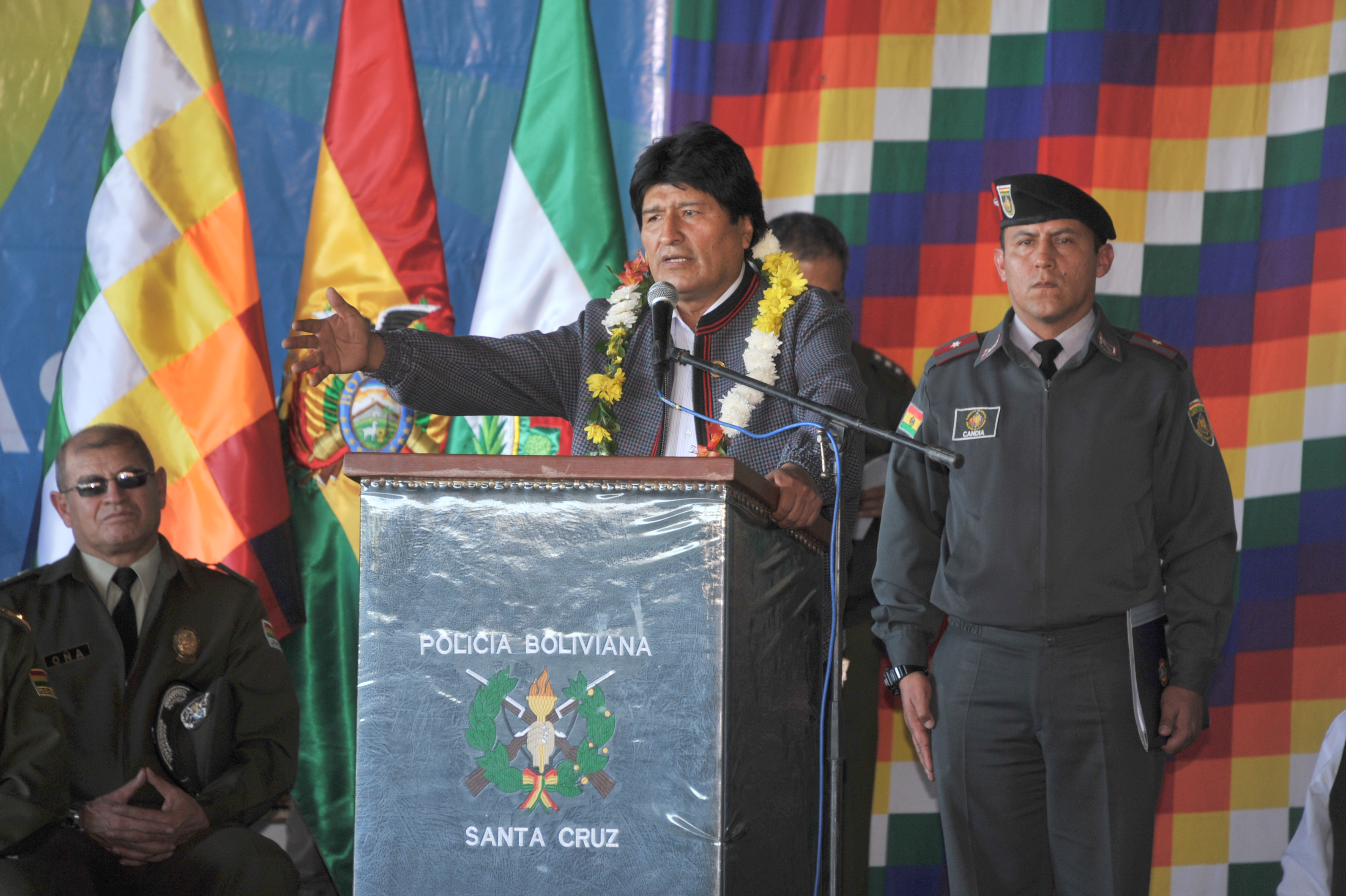 El mandatario boliviano ejerce su tercer Gobierno, tras ser reelegido en 2015 con 60 por ciento de los votos.