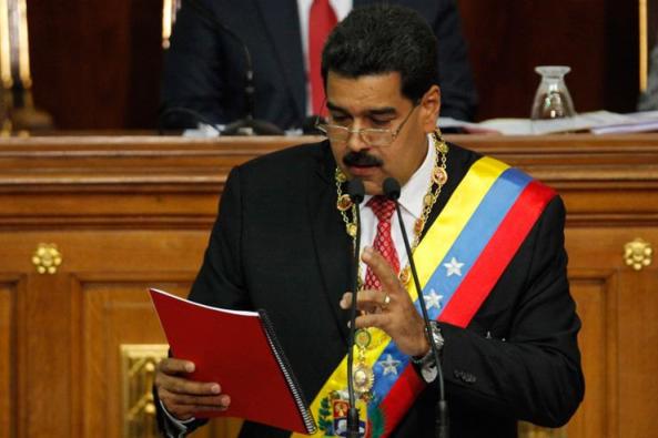 Desde el Parlamento, el presidente Nicolás Maduro defiendió el reclamo venezolano sobre el Esequibo.