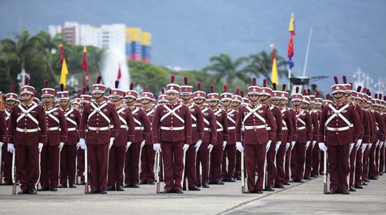 Graduandos de la Guardia Nacional Bolivariana.