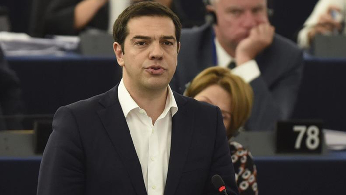 El primer ministro griego, Alexis Tsipras, insistió en que el pueblo griego ya no aguanta más recortes sociales.