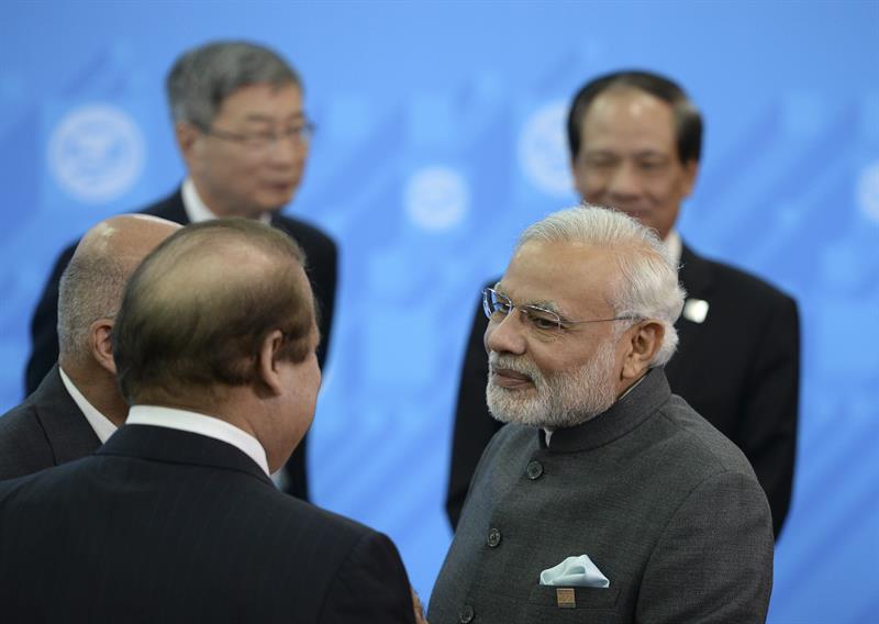 Los mandatarios acordaron la visita de Modi a Islamabad durante los encuentros entre naciones que se lleva a cabo en la ciudad rusa Ufá.