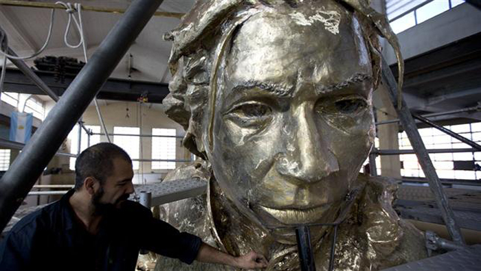 El monumento de la histórica batalladora estará ubicado en los jardines de la Casa Rosada, en Argentina.