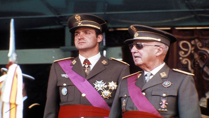 Franco designó a Juan Carlos I como su sucesor.