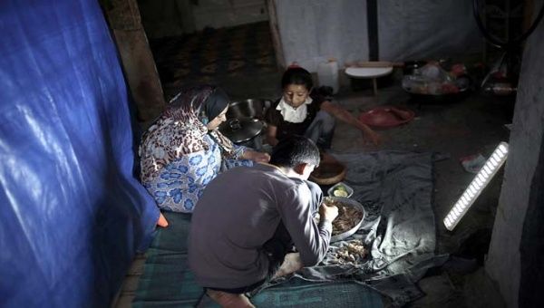En Gaza, más de 70 por ciento de la población depende de la ayuda humanitaria.