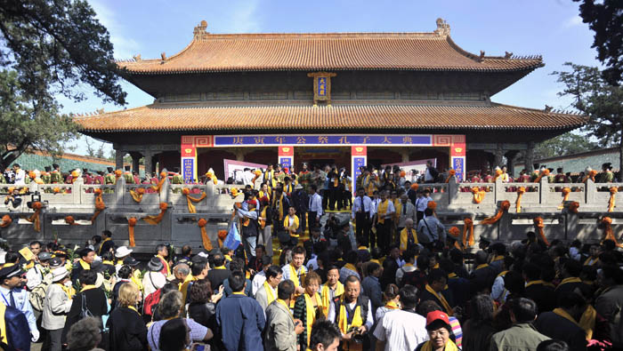 El templo de Confucio recibe anualmente a 10 millones de visitantes.