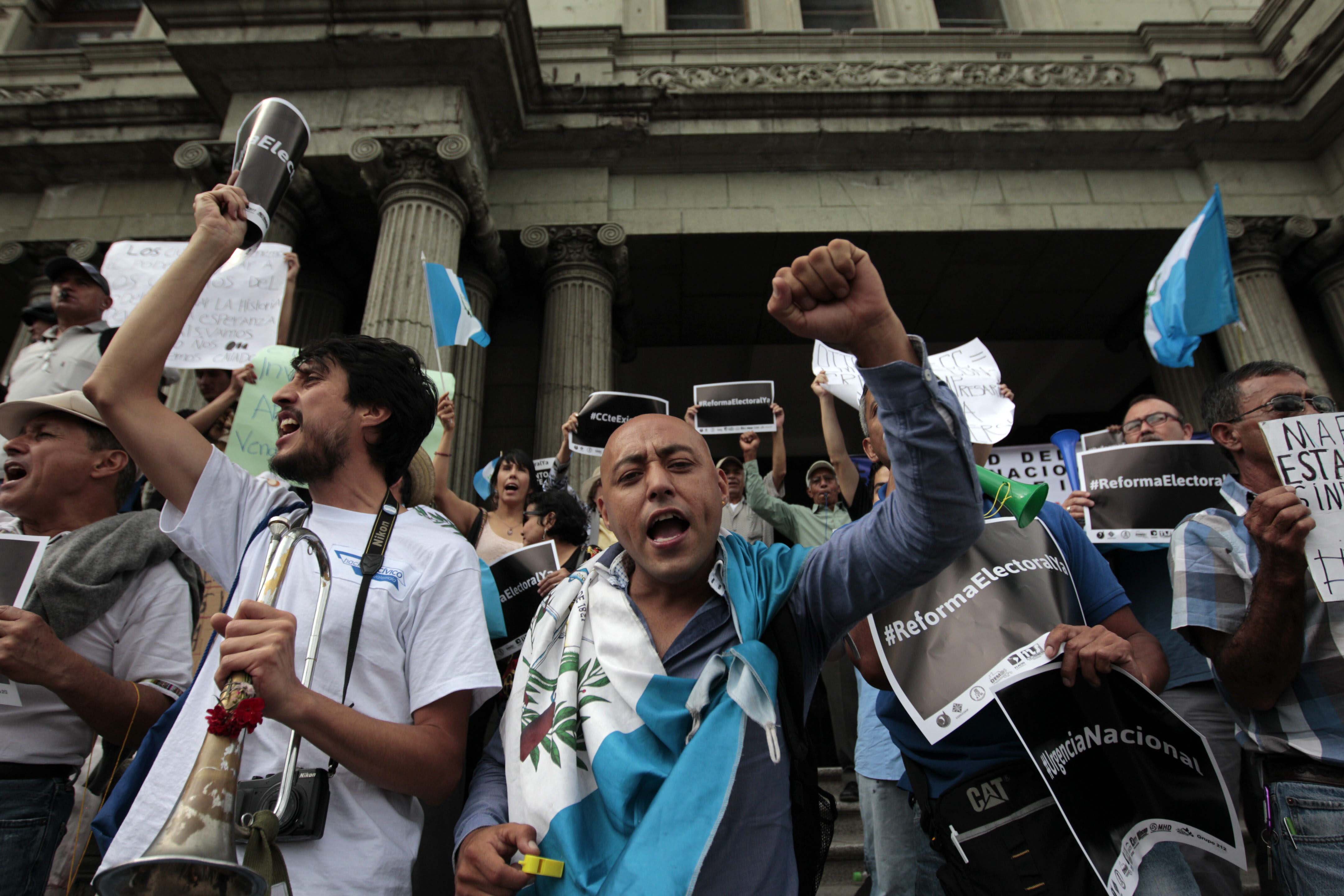 Movimientos sociales de Guatemala exigen reforma electoral